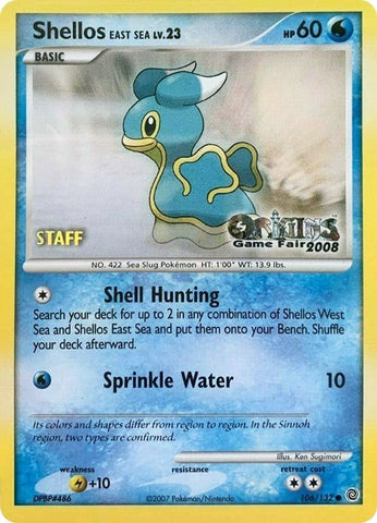Image for Shellos East Sea (106/132) [Nintendo Promos]