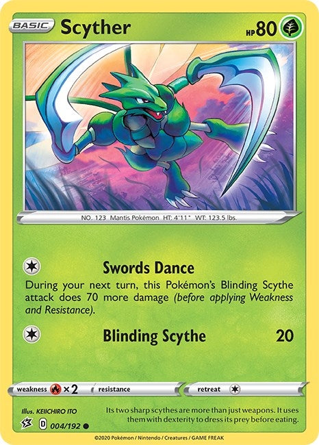 Image for Scyther (004/192) (SWSH02)