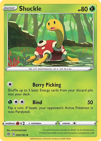 Image for Shuckle (005/192) - Pokemon
