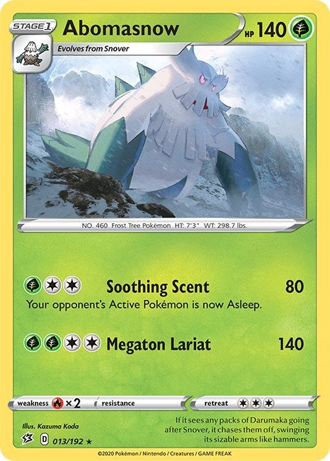 Image for Abomasnow (013/192) (SWSH02)