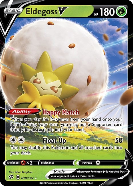 Image for Eldegoss V (019/192) (SWSH02)