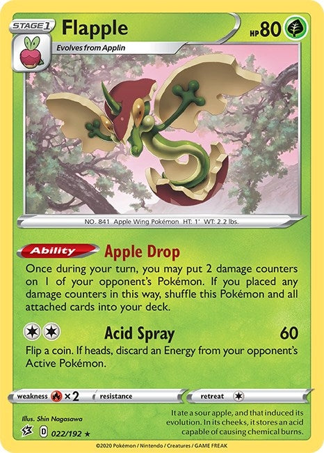 Image for Flapple (022/192) (SWSH02)
