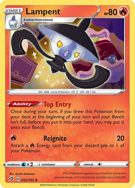 Image for Lampent (032/192) (SWSH02)