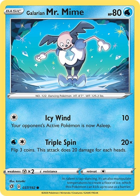 Image for Galarian Mr. Mime (037/192) (SWSH02)