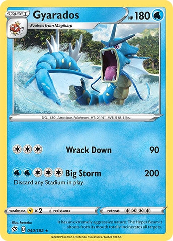 Image for Gyarados (040/192) (SWSH02)
