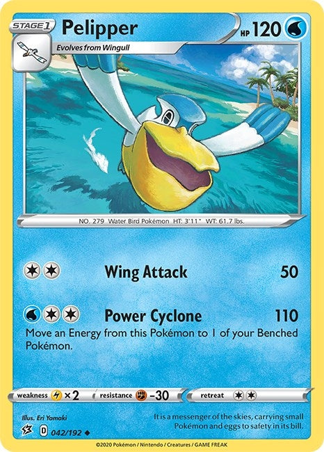 Image for Pelipper (042/192) (SWSH02)