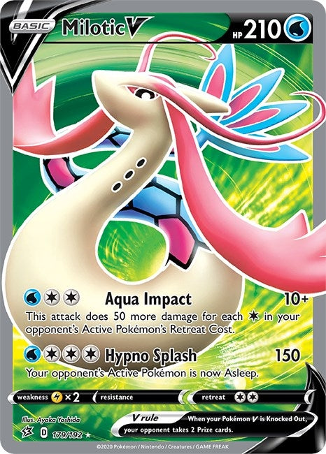 Image for Milotic V (Full Art) (179/192) [SWSH02: Rebel Clash]