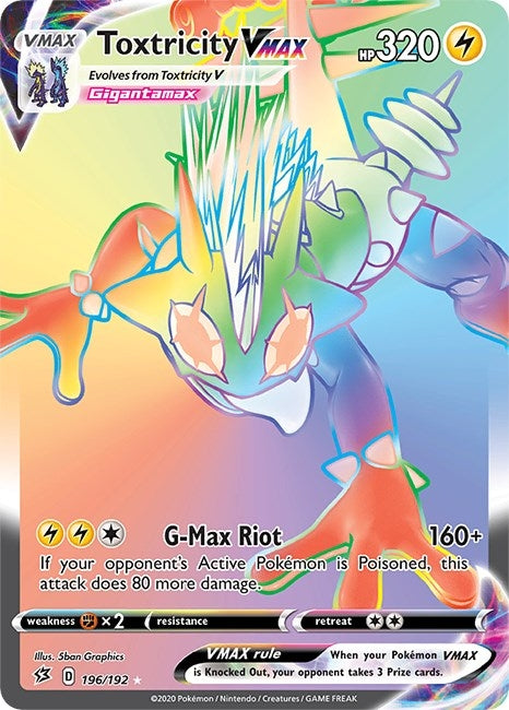 Image for Toxtricity VMAX (Secret) (196/192) - Pokemon