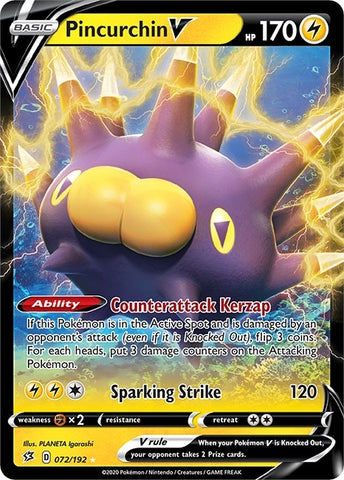 Image for Pincurchin V (072/192) - Pokemon