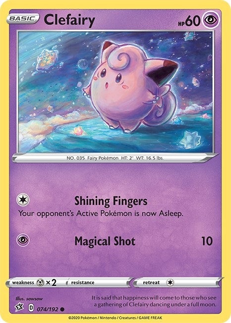 Image for Clefairy (074/192) (SWSH02)