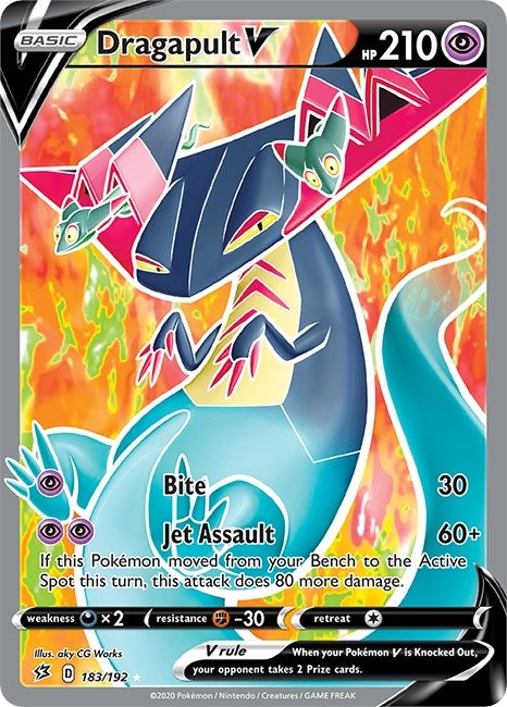 Image for Dragapult V (Full Art) (183/192) [SWSH02: Rebel Clash]