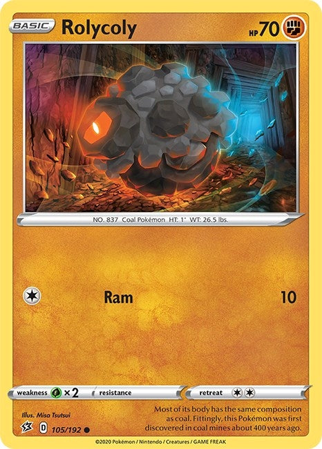 Image for Rolycoly (105/192) - Pokemon