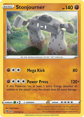 Image for Stonjourner (111/192) - Pokemon