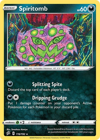 Image for Spiritomb (116/192) - Pokemon