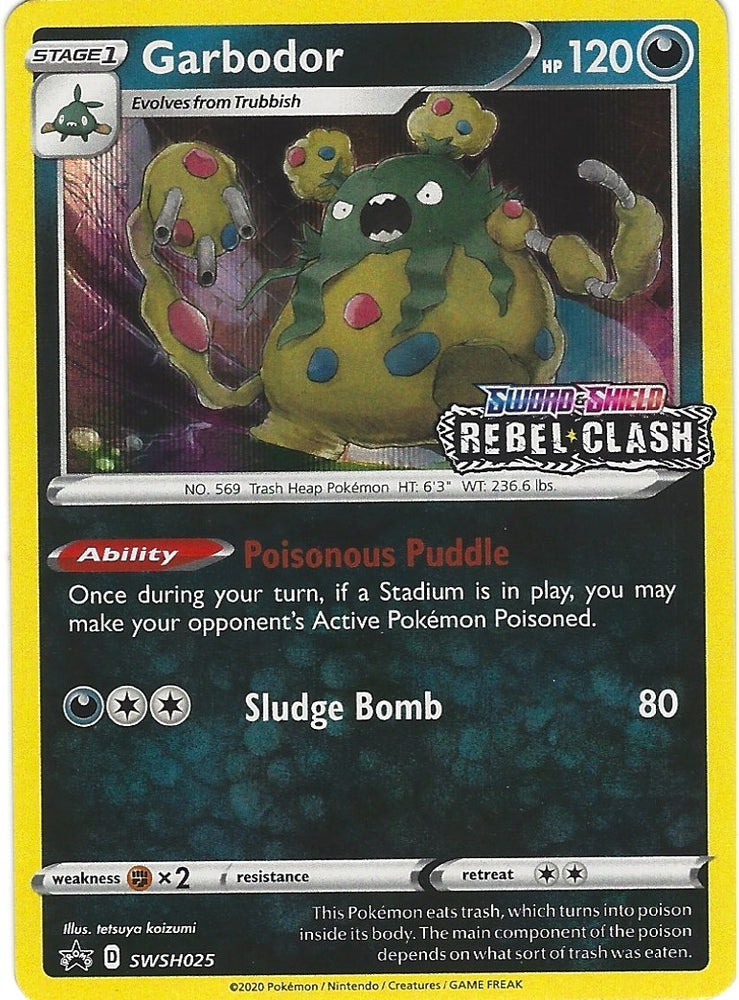 Image for Garbodor - SWSH025 (Prerelease) (SWSH025) [SWSH: Sword & Shield Promo Cards]