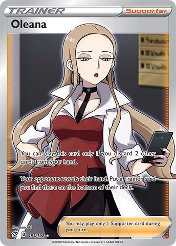 Image for Oleana (Full Art) (191/192) [SWSH02: Rebel Clash]