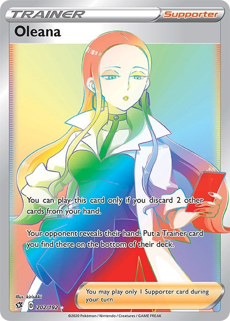 Image for Oleana (Secret) (202/192) [SWSH02: Rebel Clash]