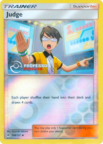 Image for Judge (2019) (108/131) [Professor Program Promos]