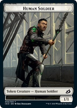 Image for Human Soldier Token (004) (4) [Ikoria: Lair of Behemoths]