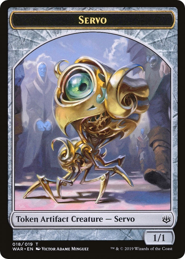 Image for Servo // Wizard Double-Sided Token (Challenger 2020) (18 // 5) [Unique and Miscellaneous Promos]