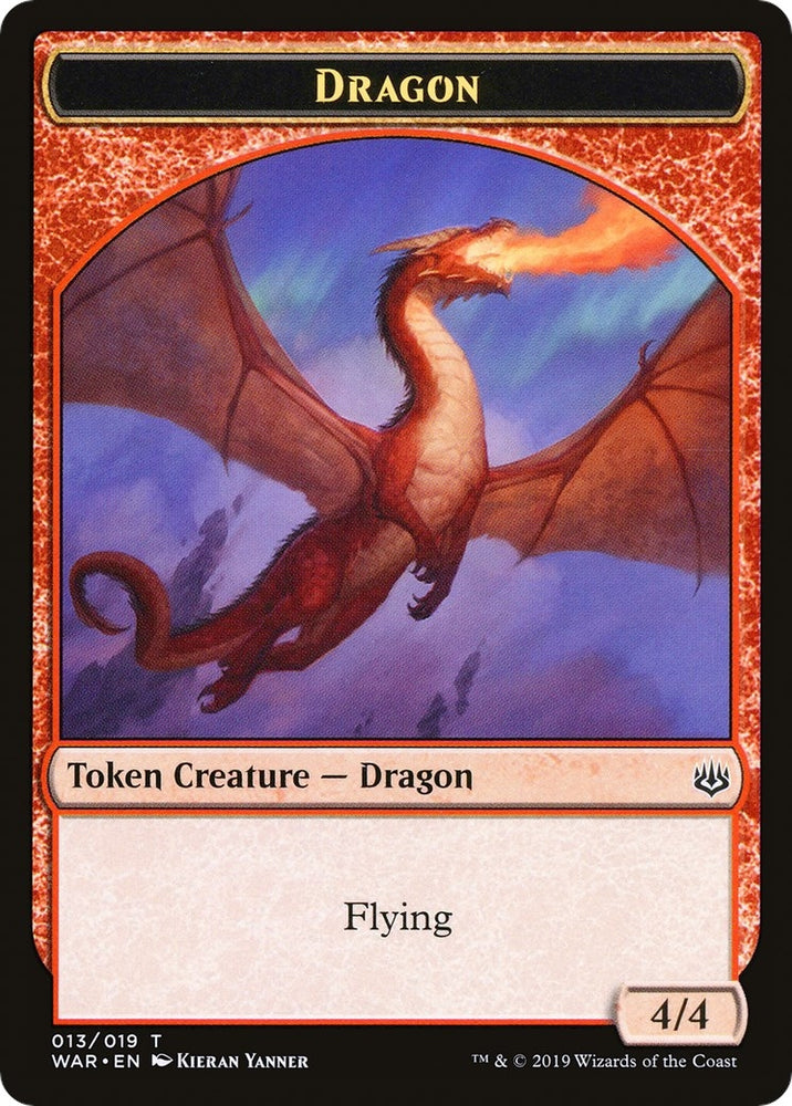 Image for Dragon // Spirit Double-Sided Token (Challenger 2020) (13 // 1) [Unique and Miscellaneous Promos]