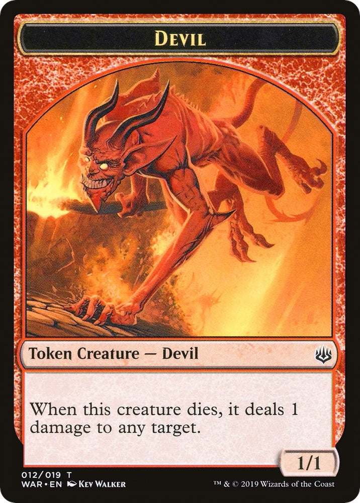 Image for Devil // Satyr Double-Sided Token (Challenger 2020) (12 // 9) [Unique and Miscellaneous Promos]