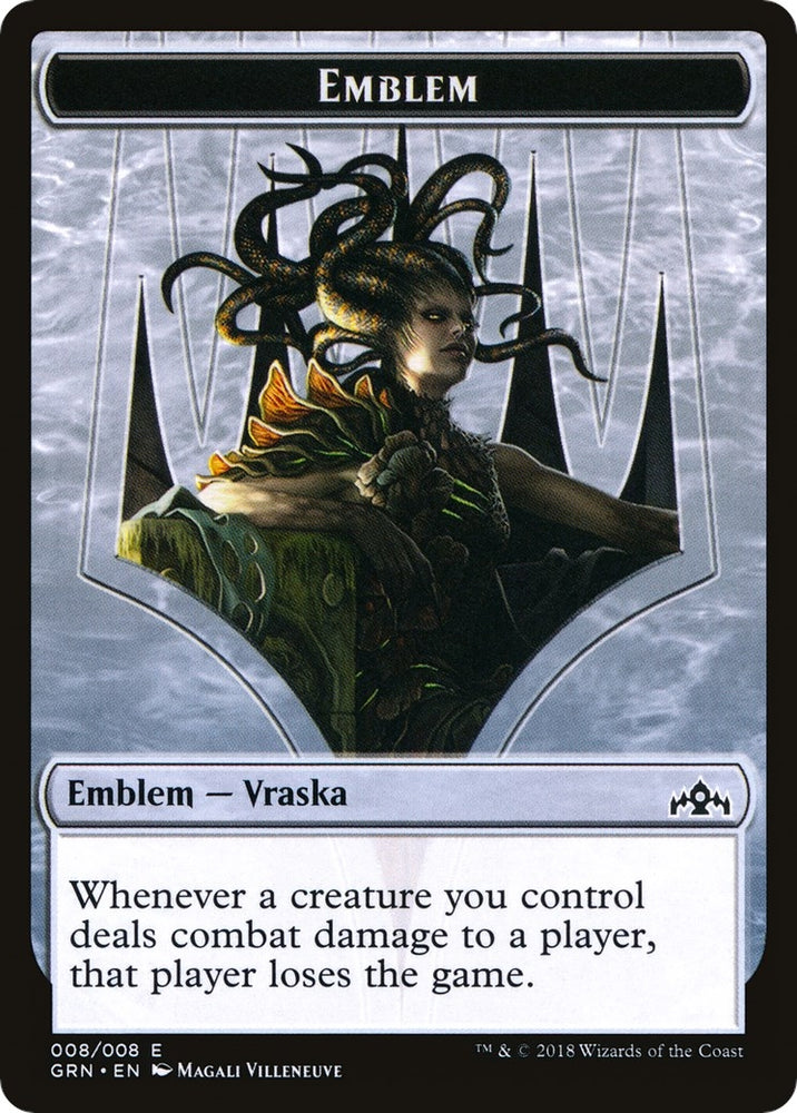 Image for Emblem - Vraska // Human Double-Sided Token (Challenger 2020) (8 // 2) [Unique and Miscellaneous Promos]