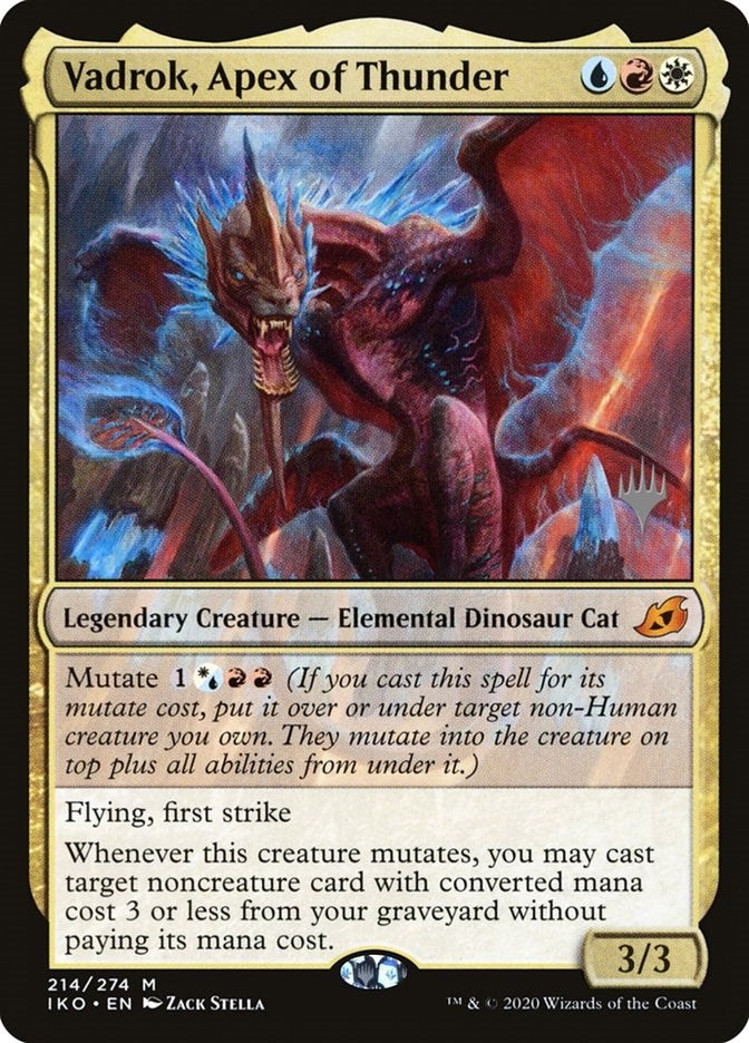 Image for Vadrok, Apex of Thunder (214) [Promo Pack: Ikoria]