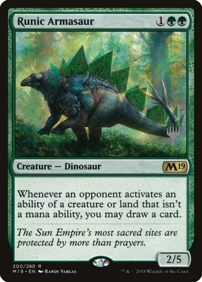 Image for Runic Armasaur (200) [Promo Pack: Ikoria]
