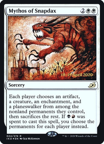 Image for Mythos of Snapdax (24) [Prerelease Cards]