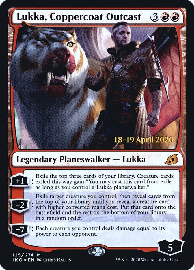 Image for Lukka, Coppercoat Outcast (125) [Prerelease Cards]