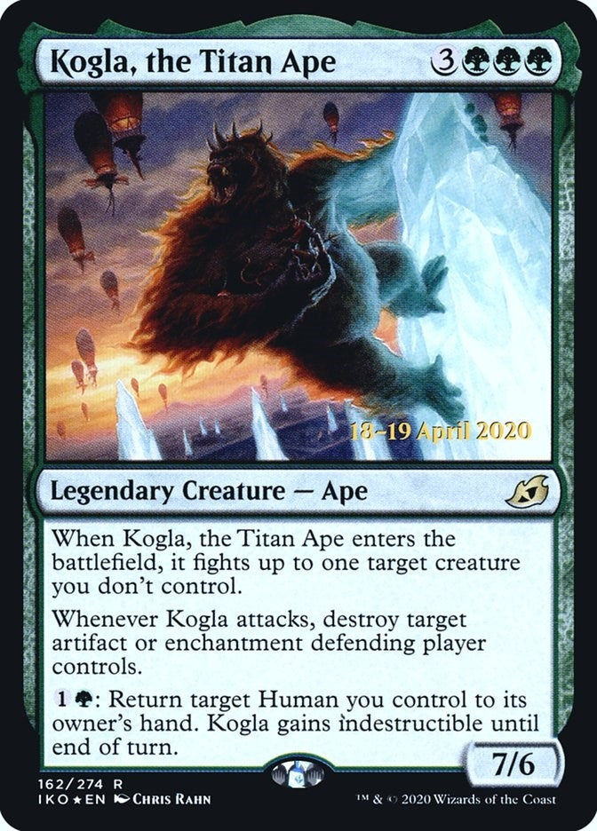 Image for Kogla, the Titan Ape (162) [Prerelease Cards]