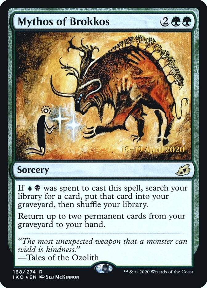 Image for Mythos of Brokkos (168) [Prerelease Cards]