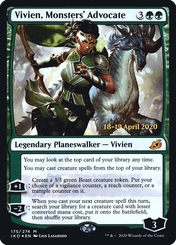 Image for Vivien, Monsters' Advocate (175) [Prerelease Cards]
