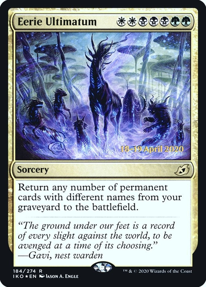 Image for Eerie Ultimatum (184) [Prerelease Cards]