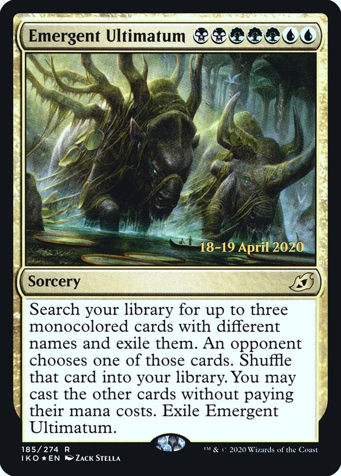 Image for Emergent Ultimatum (185) [Prerelease Cards]