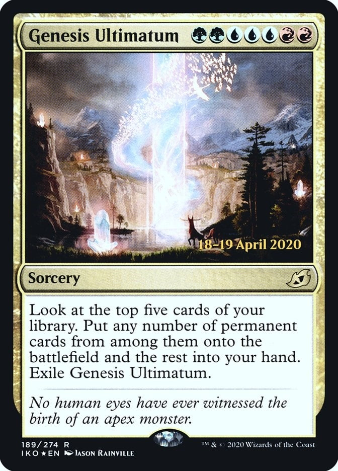 Image for Genesis Ultimatum (189) [Prerelease Cards]