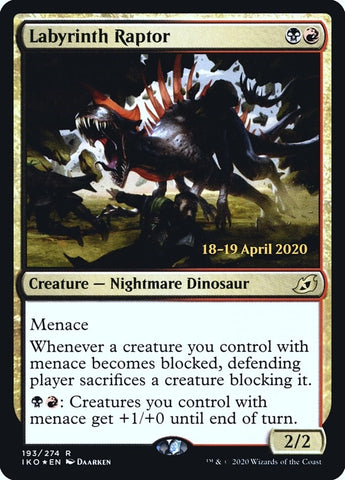 Image for Labyrinth Raptor (193) [Prerelease Cards]