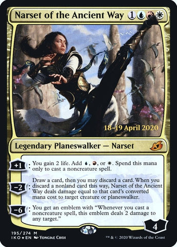 Image for Narset of the Ancient Way (195) [Prerelease Cards]