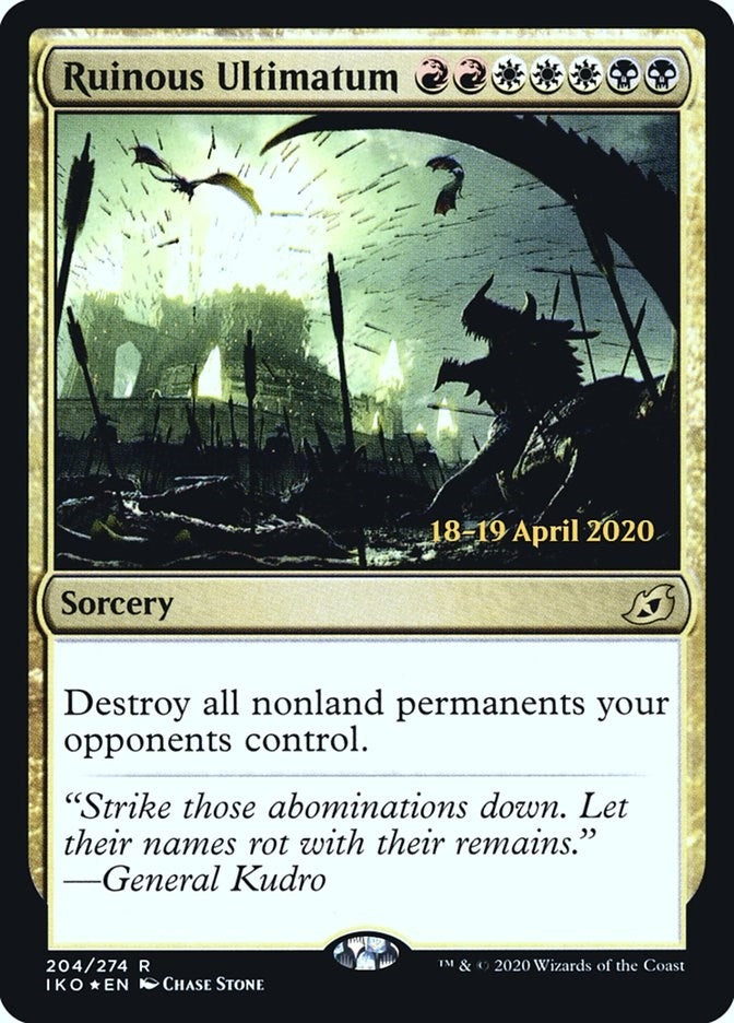 Image for Ruinous Ultimatum (204) [Prerelease Cards]