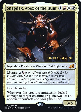 Image for Snapdax, Apex of the Hunt (209) [Prerelease Cards]