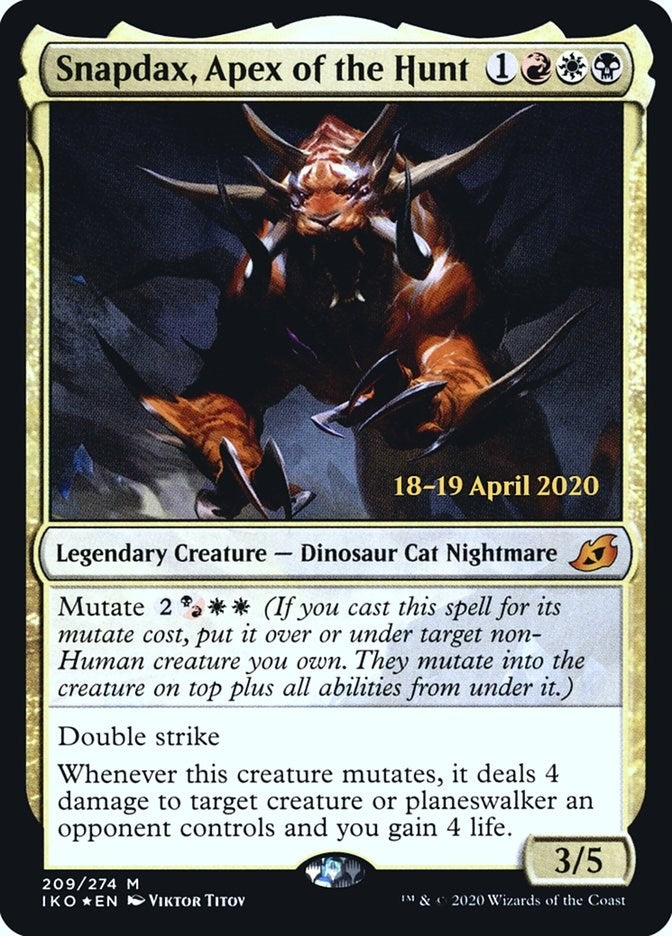 Image for Snapdax, Apex of the Hunt (209) - Magic: The Gathering