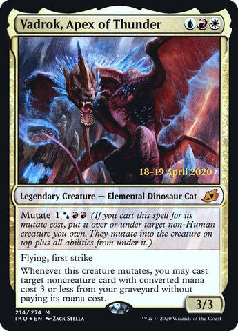 Image for Vadrok, Apex of Thunder (214) [Prerelease Cards]