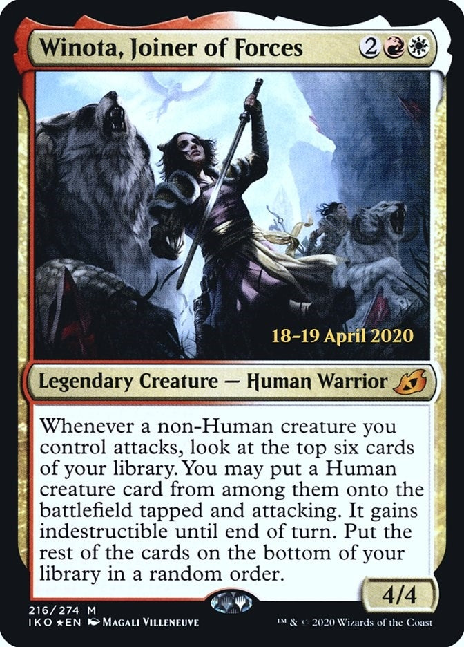 Image for Winota, Joiner of Forces (216) [Prerelease Cards]