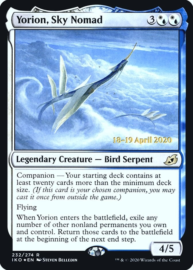 Image for Yorion, Sky Nomad (232) - Magic: The Gathering