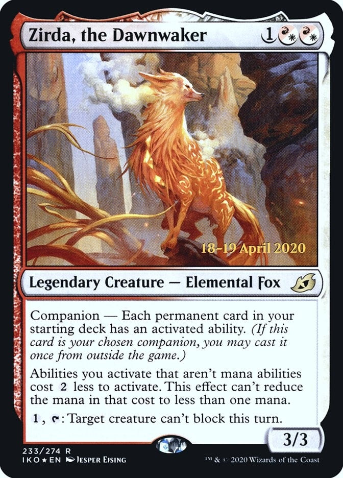 Image for Zirda, the Dawnwaker (233) [Prerelease Cards]