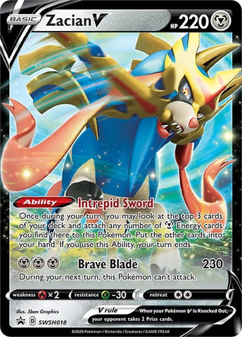 Image for Zacian V - SWSH018 (SWSH018) - Pokemon