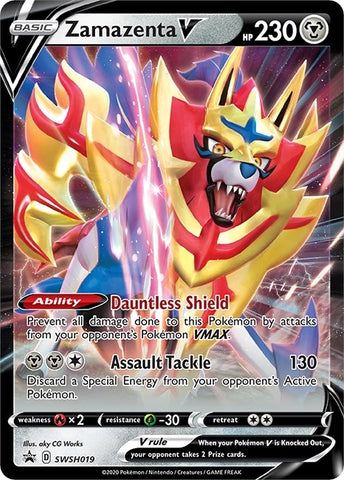 Image for Zamazenta V - SWSH019 (SWSH019) [SWSH: Sword & Shield Promo Cards]