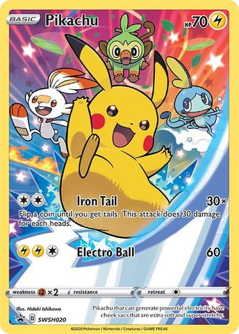 Image for Pikachu - SWSH020 (SWSH020) [SWSH: Sword & Shield Promo Cards]