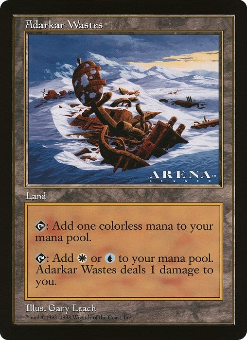 Image for Adarkar Wastes (Arena League) [Oversize Cards]